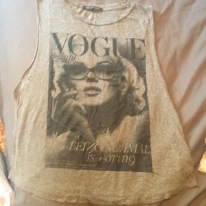 Rock rose classic tank.